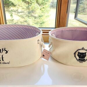 Cat Storage Bins Baskets by Chasing Lola